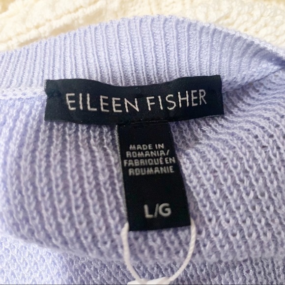 Eileen Fisher Women’s Hyacinth Crewneck Pullover - Picture 7 of 8